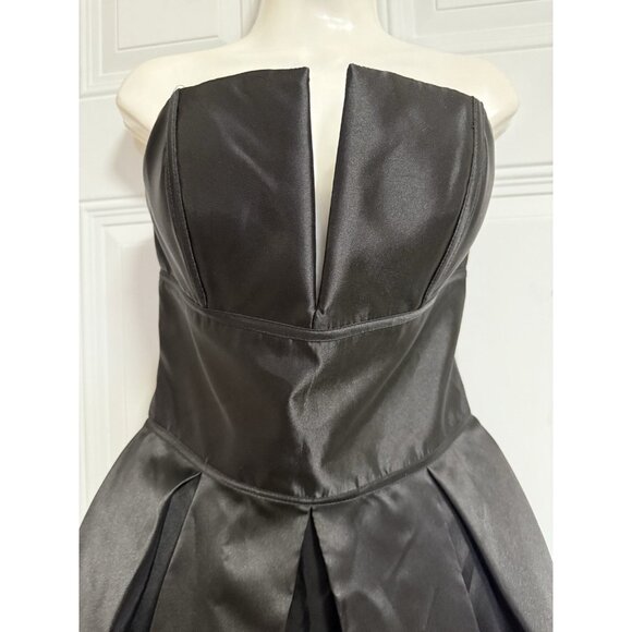 Rachel Allan Formal Little Black Dress SZ 12 HOCO Evening Glam - Picture 9 of 10